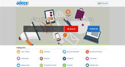 Desktop Screenshot of northernireland.adeex.co.uk