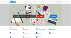 Desktop Screenshot of chandigarh.adeex.in