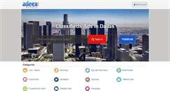 Desktop Screenshot of dallas.adeex.us