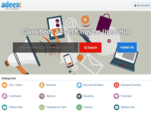 Tablet Screenshot of kingstonuponhull.adeex.co.uk