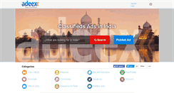 Desktop Screenshot of ahmadabad.adeex.in