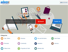Tablet Screenshot of chennai.adeex.in