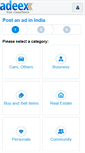 Mobile Screenshot of post.adeex.in