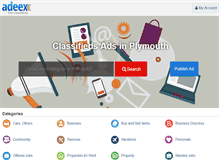 Tablet Screenshot of plymouth.adeex.co.uk